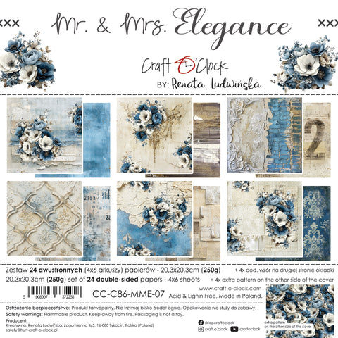 "Cherished Memories" // Craft O'Clock // 8" x 8" // Mix Paper Set