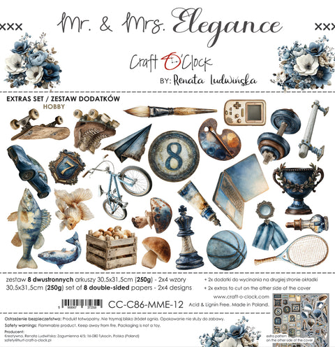 "Mr. & Mrs. Elegance" // Extraset "Hobby" // Motive zum Ausschneiden