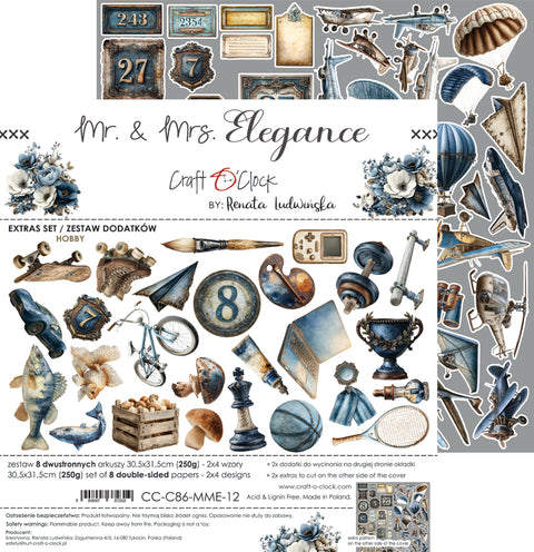 "Mr. & Mrs. Elegance" // Extraset "Hobby" // Motive zum Ausschneiden