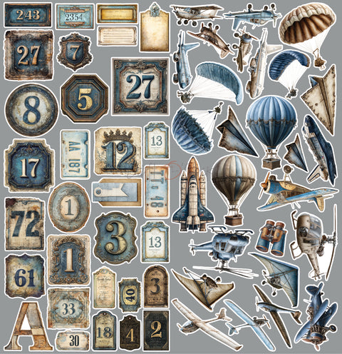 "Mr. & Mrs. Elegance" // Extraset "Hobby" // Motive zum Ausschneiden
