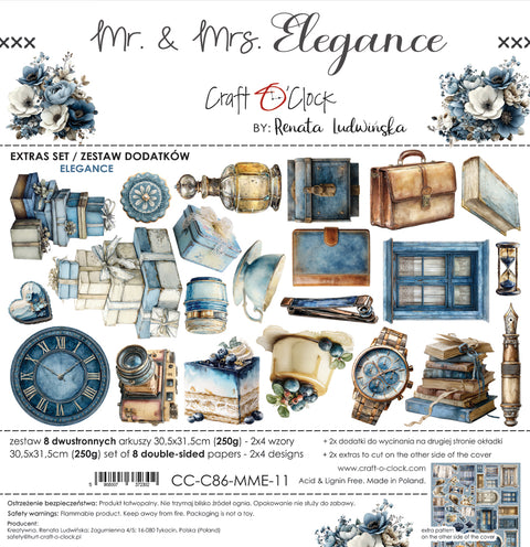 "Mr. & Mrs. Elegance" // Extraset "Flowers" // Motive zum Ausschneiden