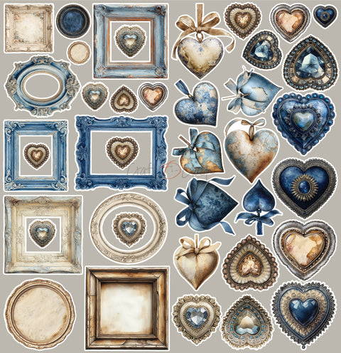 "Cherished Memories" // Extra set "Mix" // Motifs to cut out