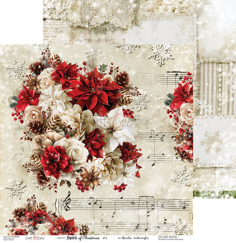 "Spirit of Christmas" // Craft O'Clock // 30,5 x 30,5 cm