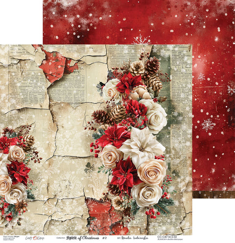 "Spirit of Christmas" // Craft O'Clock // 30,5 x 30,5 cm
