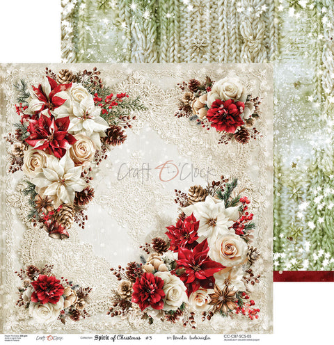 "Spirit of Christmas" // Craft O'Clock // 30,5 x 30,5 cm