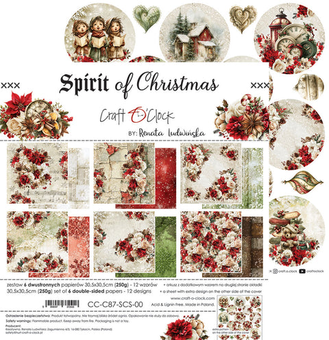 "Spirit of Christmas" // Craft O'Clock // 30,5 x 30,5 cm