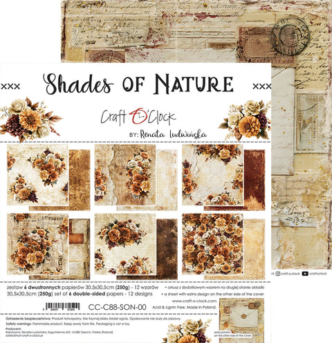 "Shades of Nature" // Craft O'Clock // 30,5 x 30,5 cm