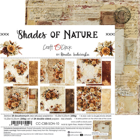 "Shades of Nature" // Craft O'Clock // 15,25 cm x 15,25 cm
