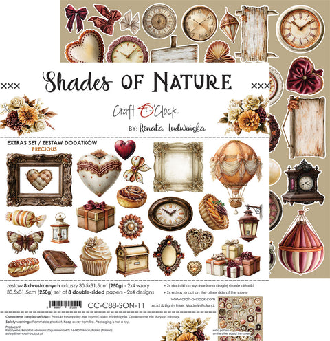 "Shades of Nature" // Extraset "Precious" // Motive zum Ausschneiden