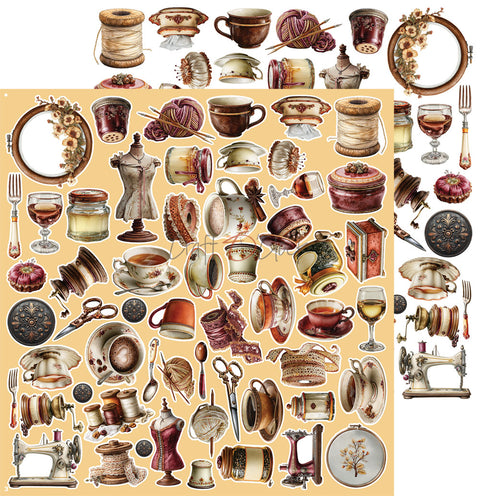 "Shades of Nature" // Extraset "Prestige" // Motive zum Ausschneiden
