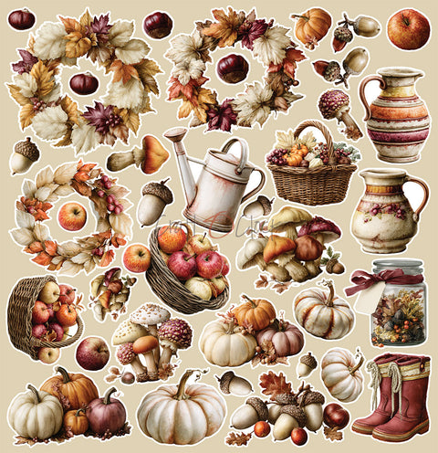 "Shades of Nature" // Extraset "Flowers" // Motive zum Ausschneiden