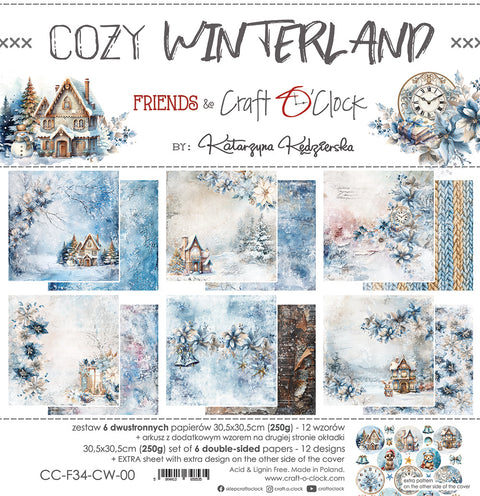 "Cozy Winterland" // Craft O'Clock // 30,5 x 30,5 cm