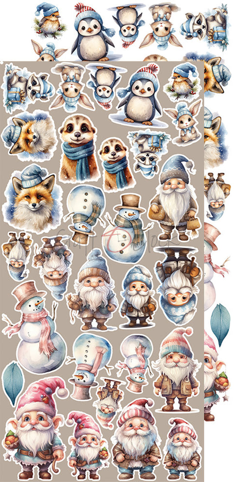 "Cozy Winterland" // Extraset "Mix" // Motive zum Ausschneiden