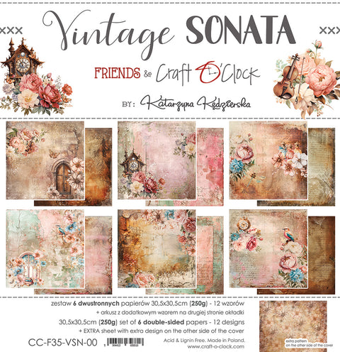 "Vintage Sonata" // Craft O'Clock // 30,5 x 30,5 cm