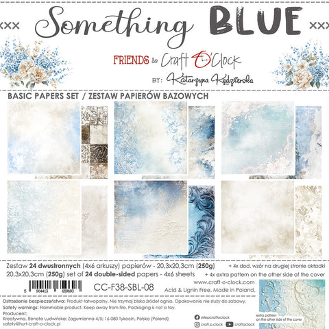 "Something Blue" // Craft O'Clock // 8" x 8" // Basic Set