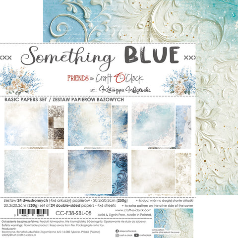 "Something Blue" // Craft O'Clock // 8" x 8" // Basic Set