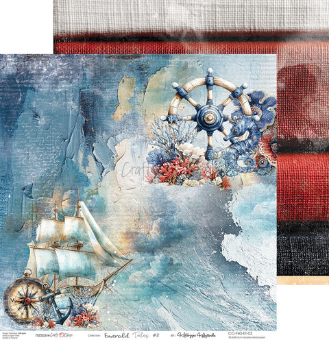 "Emerald Tales" // Craft O'Clock // 30,5 x 30,5 cm