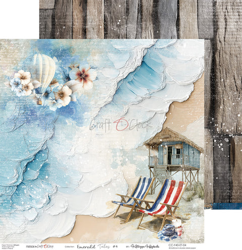 "Emerald Tales" // Craft O'Clock // 30,5 x 30,5 cm