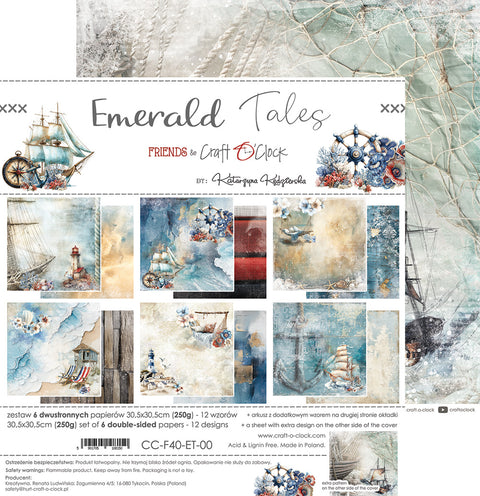 "Emerald Tales" // Craft O'Clock // 30,5 x 30,5 cm