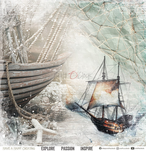 "Emerald Tales" // Craft O'Clock // 30,5 x 30,5 cm