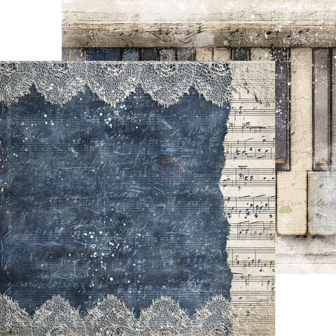 "Melody of my Soul" // Craft O'Clock // 20,3 cm x 20,3 cm // Mix Paper Set