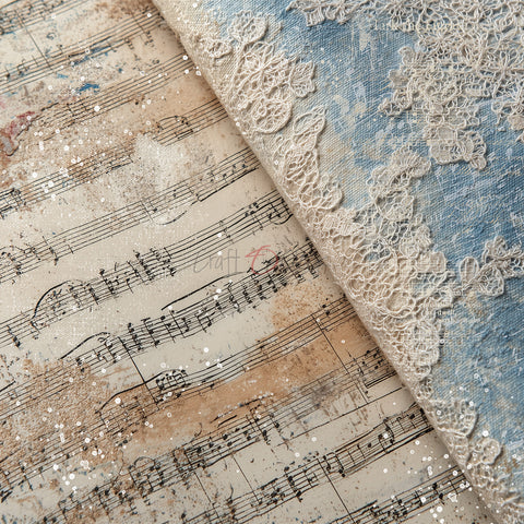 "Melody of my Soul" // Craft O'Clock // 20,3 cm x 20,3 cm // Mix Paper Set