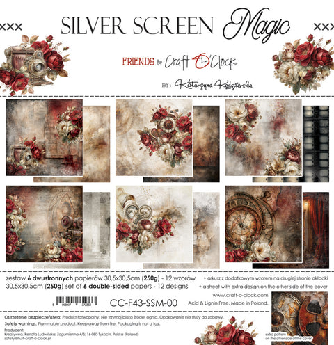 "Silver Screen Magic" // Craft O'Clock // 30,5 x 30,5 cm