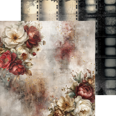 "Silver Screen Magic" // Craft O'Clock // 20,3 cm x 20,3 cm // Mix Paper Set