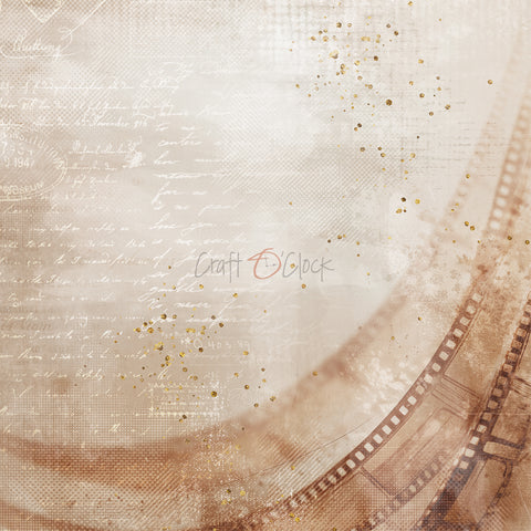 "Silver Screen Magic" // Craft O'Clock // 20,3 cm x 20,3 cm // Mix Paper Set