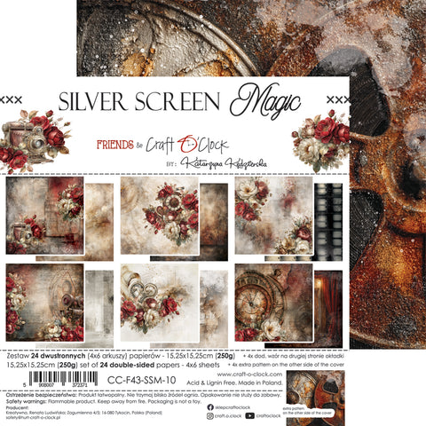 "Silver Screen Magic" // Craft O'Clock // 15,25 cm x 15,25 cm