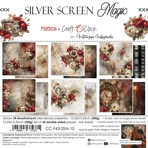 "Silver Screen Magic" // Craft O'Clock // 15,25 cm x 15,25 cm