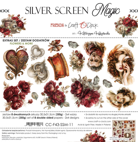 "Silver Screen Magic" // Extraset "Mix" // Motive zum Ausschneiden