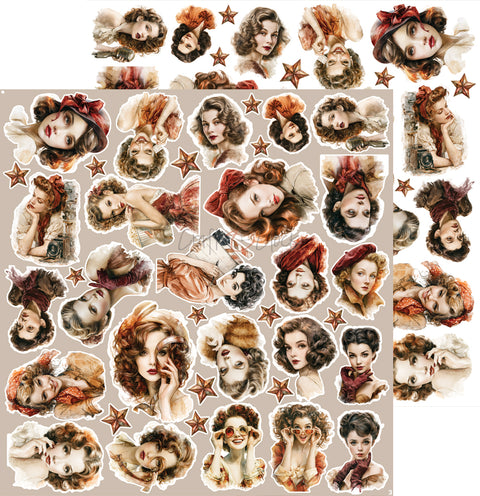 "Silver Screen Magic" // Extraset "Mix" // Motive zum Ausschneiden
