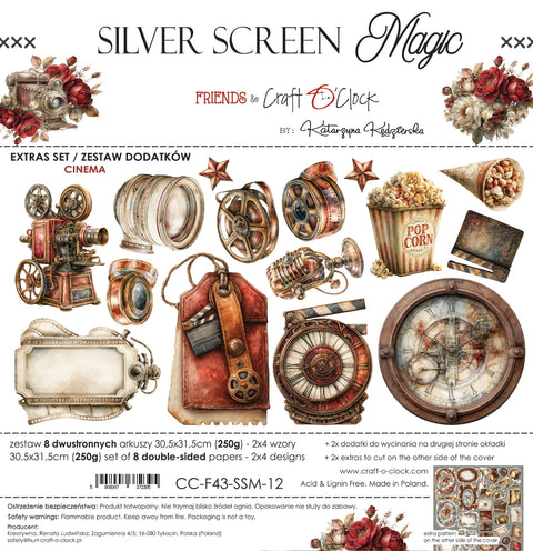 "Silver Screen Magic" // Extraset "Mix" // Motive zum Ausschneiden