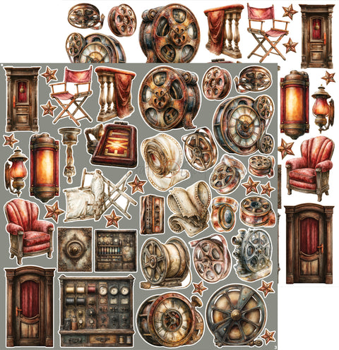 "Silver Screen Magic" // Extraset "Mix" // Motive zum Ausschneiden