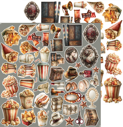 "Silver Screen Magic" // Extraset "Mix" // Motive zum Ausschneiden