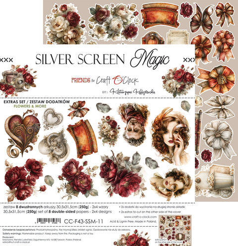 "Silver Screen Magic" // Extraset "Mix" // Motive zum Ausschneiden