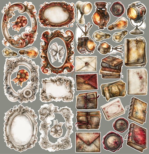 "Silver Screen Magic" // Extraset "Mix" // Motive zum Ausschneiden