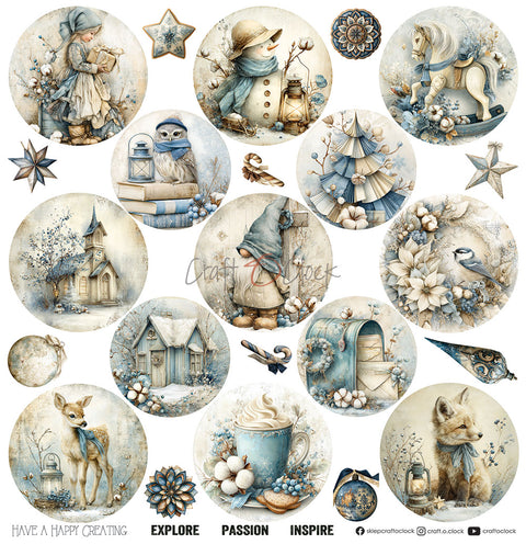 "Snow Games" // Craft O'Clock // 30,5 x 30,5 cm