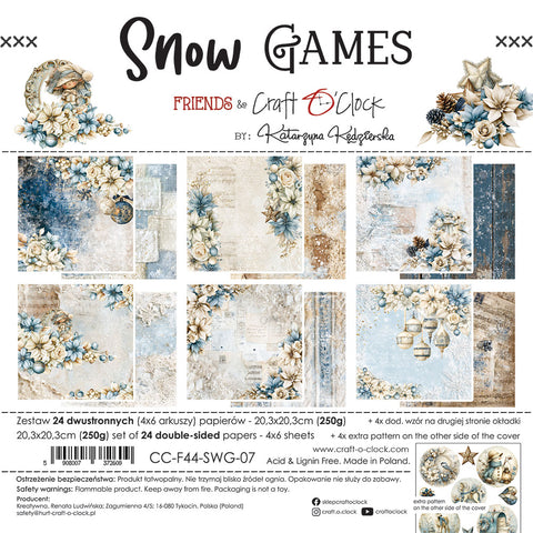 "Snow Games" // Craft O'Clock // 20,3 cm x 20,3 cm // Mix Paper Set