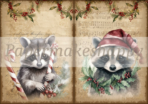 "Christmas Cuties" // Papermakeshappy // 7 Blatt Designpapier // doppelseitig bedruckt