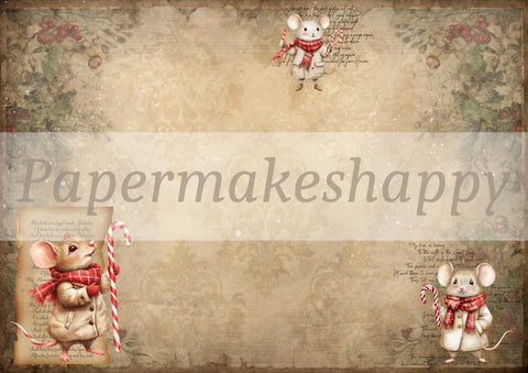 "Christmas Cuties" // Papermakeshappy // 7 Blatt Designpapier // doppelseitig bedruckt