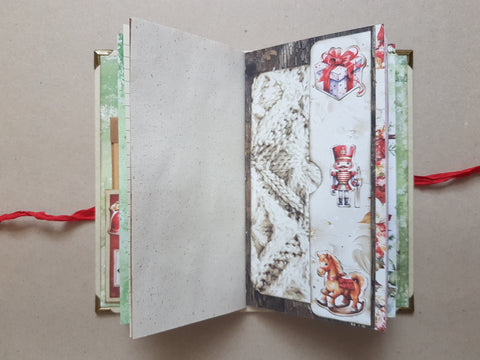 Slimline Journal "Christmas Everywhere" // handmade by Melly 