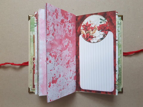 Slimline Journal „Christmas Everywhere“ // handgemacht von Melly