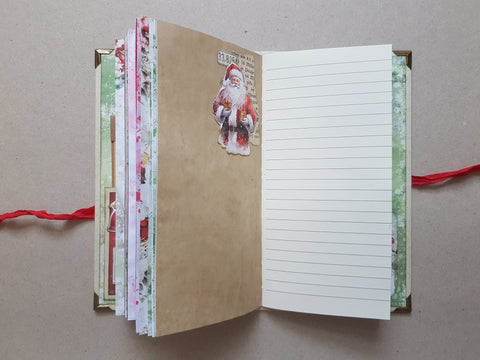 Slimline Journal „Christmas Everywhere“ // handgemacht von Melly