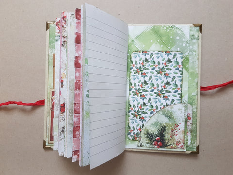 Slimline Journal „Christmas Everywhere“ // handgemacht von Melly