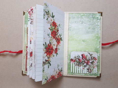 Slimline Journal "Christmas Everywhere" // handmade by Melly 