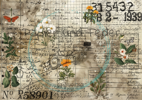 "Das Sketchbuch der Natur" Collagepapier // Papier & Feder // 12 Seiten