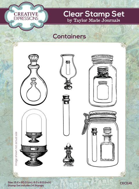 Creative Expressions Stempel A 5 // Taylor Made Journals // "Containers"