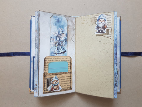 Slimline Journal „Cozy Winterland“ // handgemacht von Melly